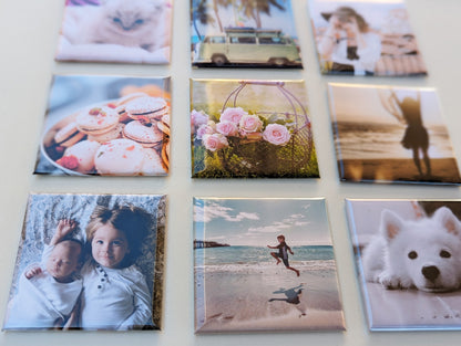 magnetic prints pictures into fridge magnets