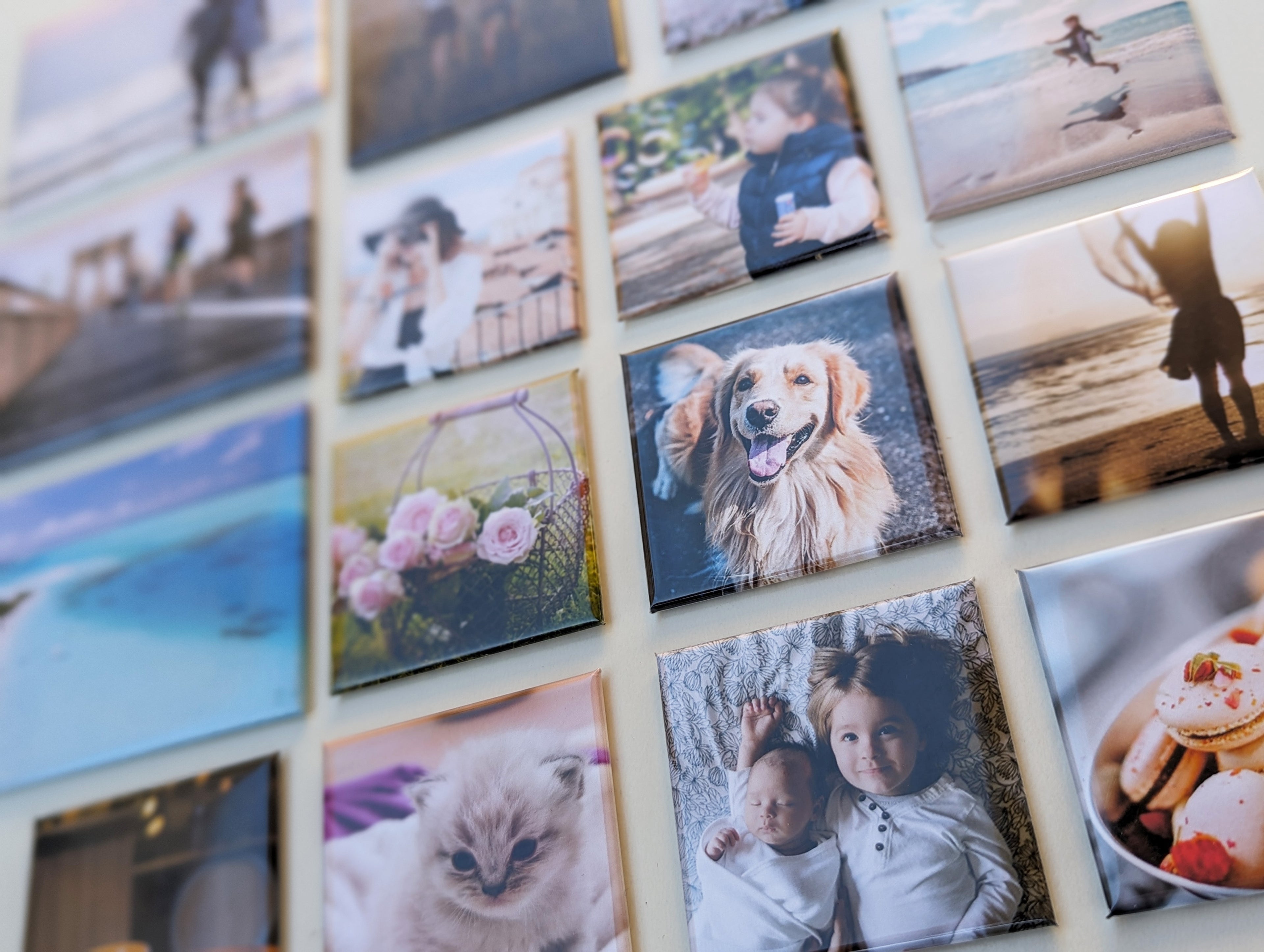 square photo magnets, rectangle photo magnets